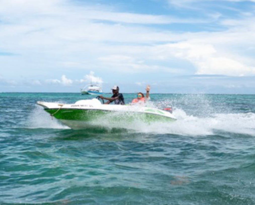 Speed Boat Activity in Bavaro Punta Cana Dominican Republic.